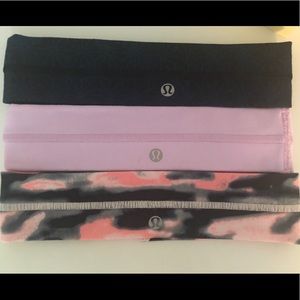 FLY AWAY TAMER HEADBANDS LULULEMON (THREE)